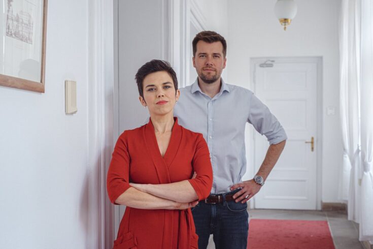 Olga Richterová a Jakub Michálek